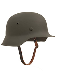 Restored German M42 Helmet, size 66