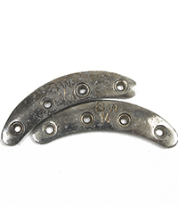 German Toe Irons, "Triumph" Brand, Pair