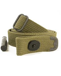 M1 Carbine Sling, OD no.3, w/ Oiler