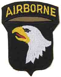 101st Airborne Division, red-tongue 1 101st Airborne Division, red-tongue