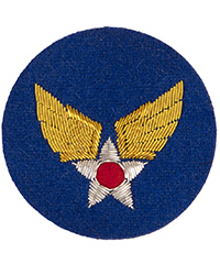 Army Air Corps ("Theatre-Made" Bullion) sleeve patch