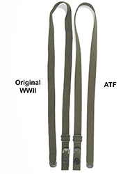 M1 Carbine Sling, OD no. 7, w/ oiler