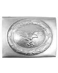 Luftwaffe EM Belt Buckle, Silver